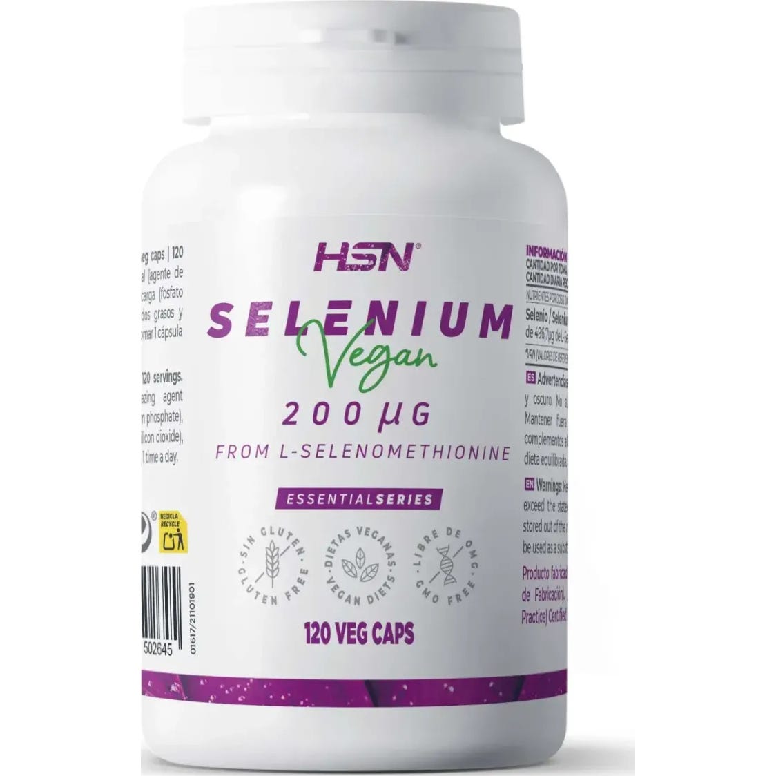 HSN L-seleniometionina 200mcg Selenio 120vcaps | Natural Doctor