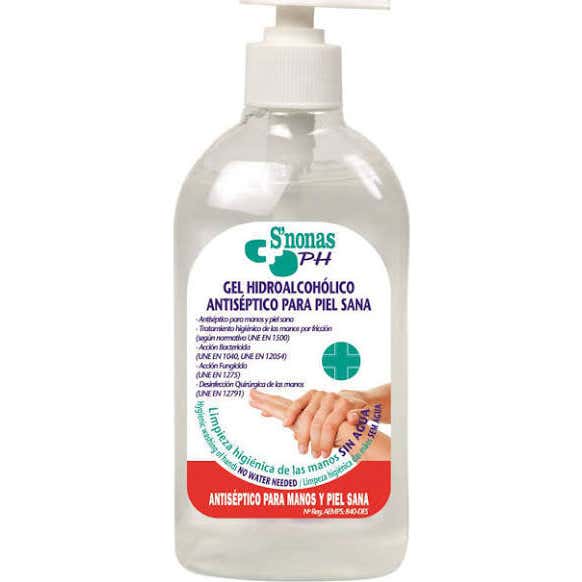 'S''nonas PH Gel Hidroalcohólico 500 ml'