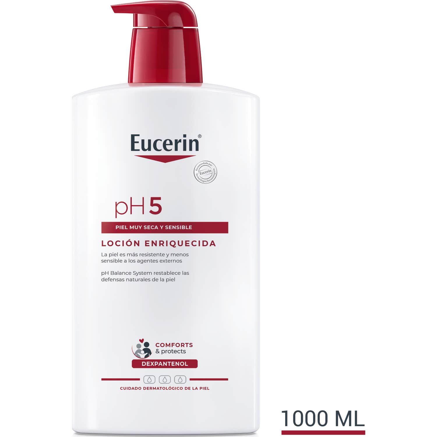 Eucerin Loción Enriquecida Hidratante Corporal pH5 1000ml