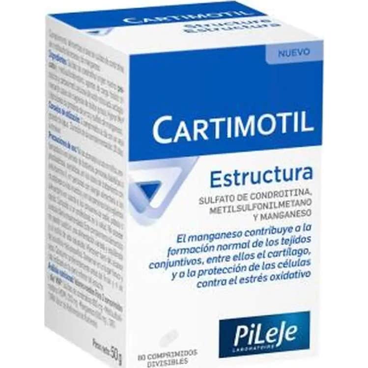 Pileje 3 X Cartimotil Estructura 60 Comprimidos Masticables - Imagen 2