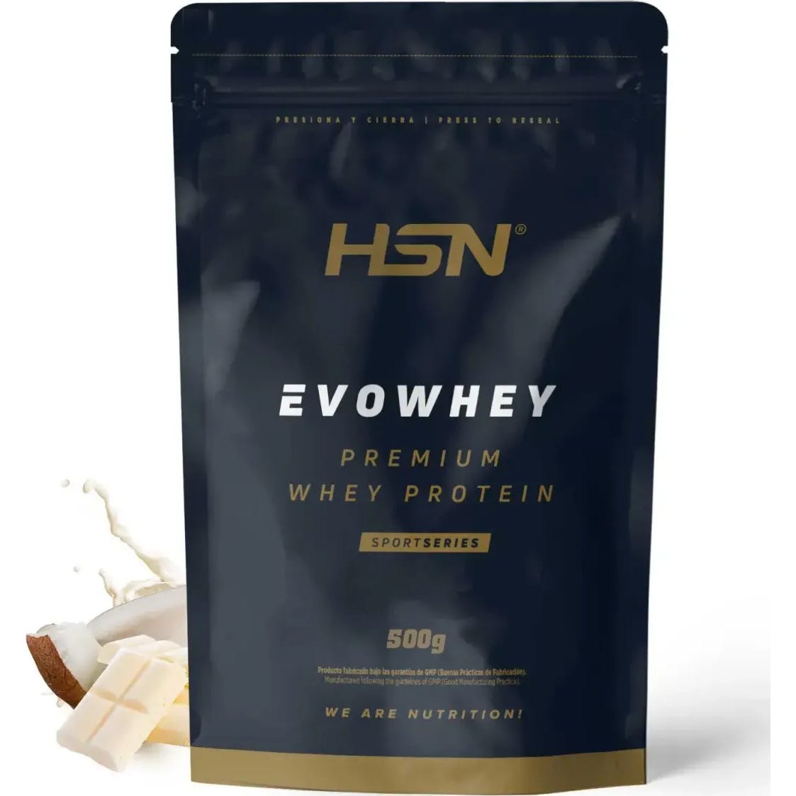 HSN Evowhey Protein Chocolate Blanco y Coco 500g