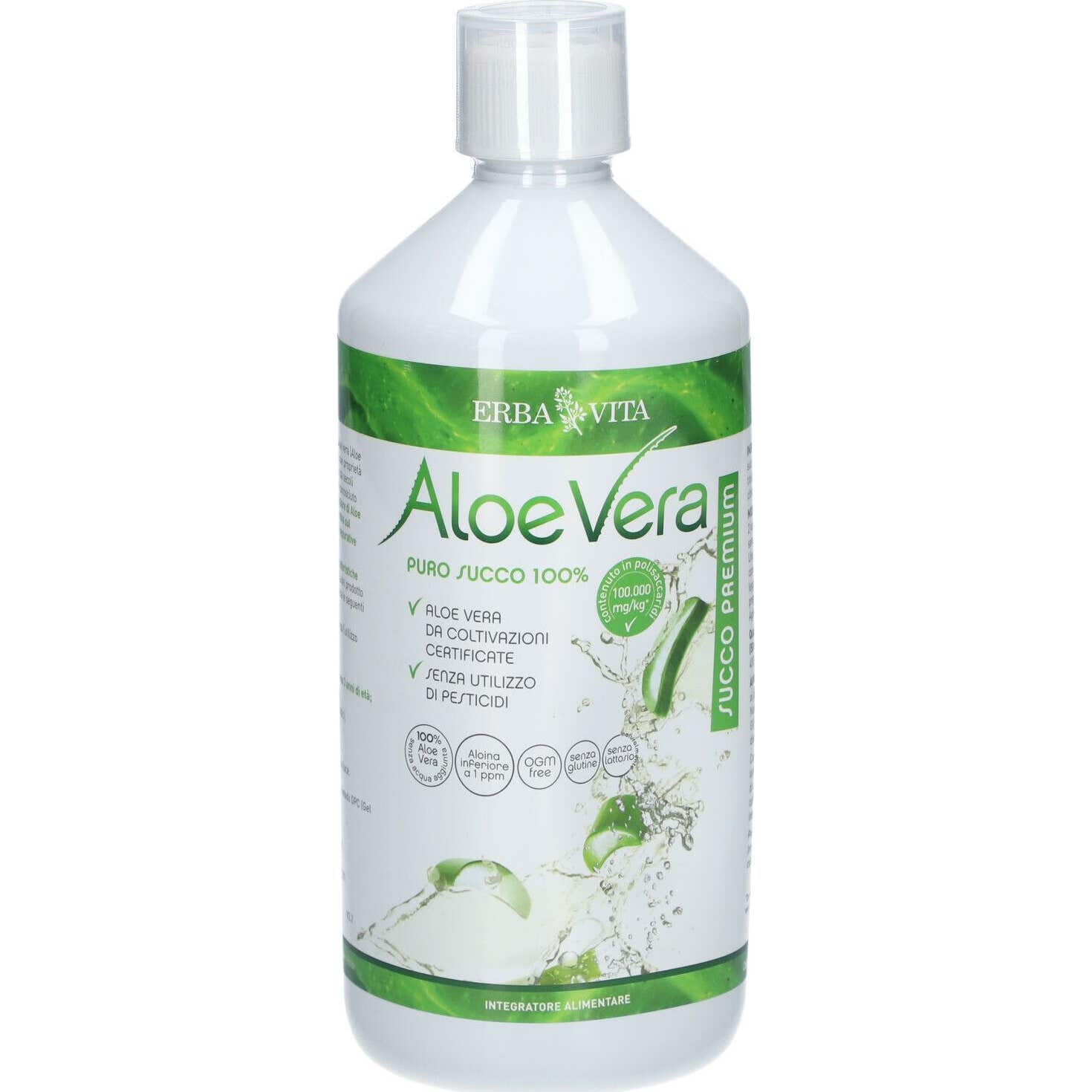 Erba Vita Aloe Vera Zumo Premium 1000ml