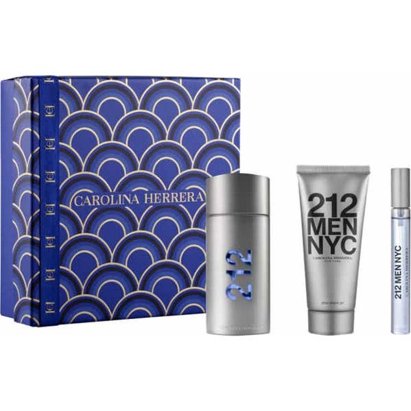 Carolina Herrera 212 Nyc Men Estuche 3 uds
