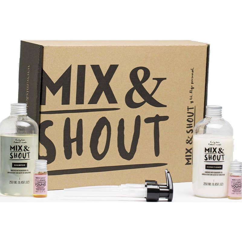 Mix & Shout Rutina Rizado Fortalecedor Set 4uds