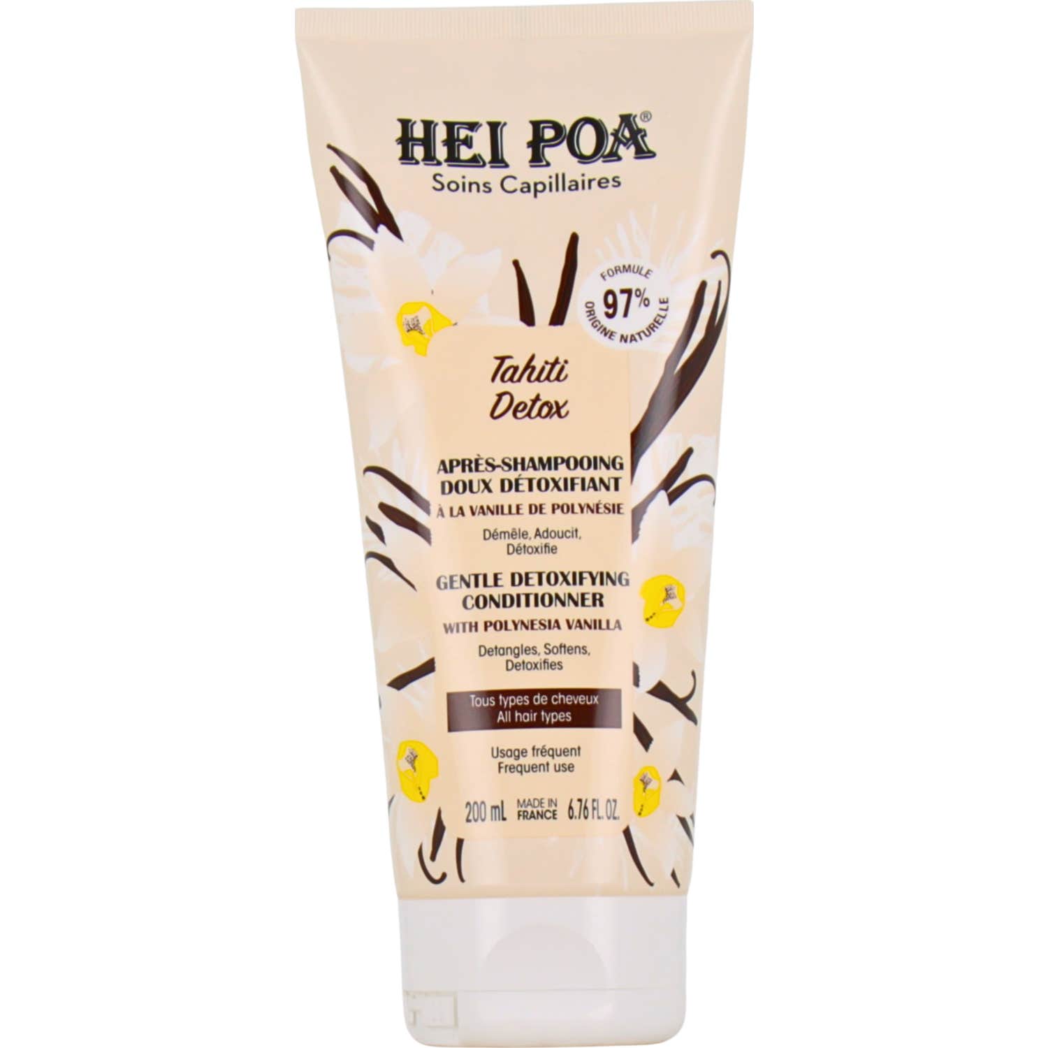 Hei Poa Tahiti Detox Acondicionador Suave Desintoxicante 200 ml