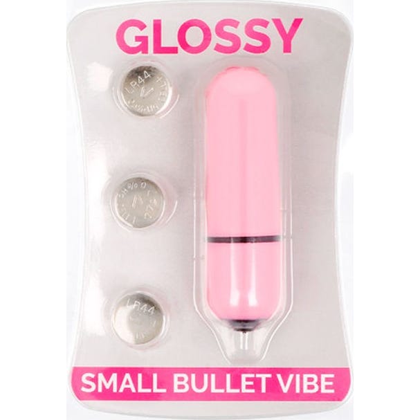 Glossy Small Bala Vibradora Rosa 1ud