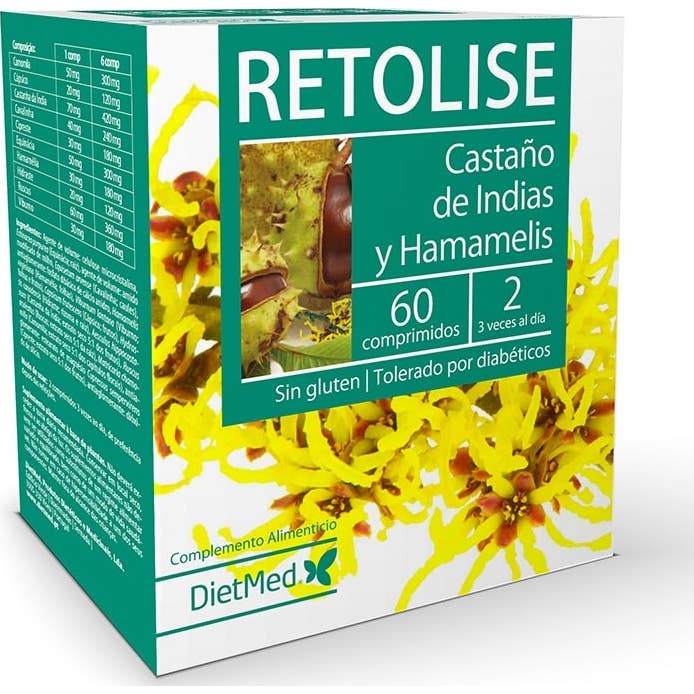 Dietmed Castaño Retolise (Circulación) 60 Comprimidos - Imagen 2