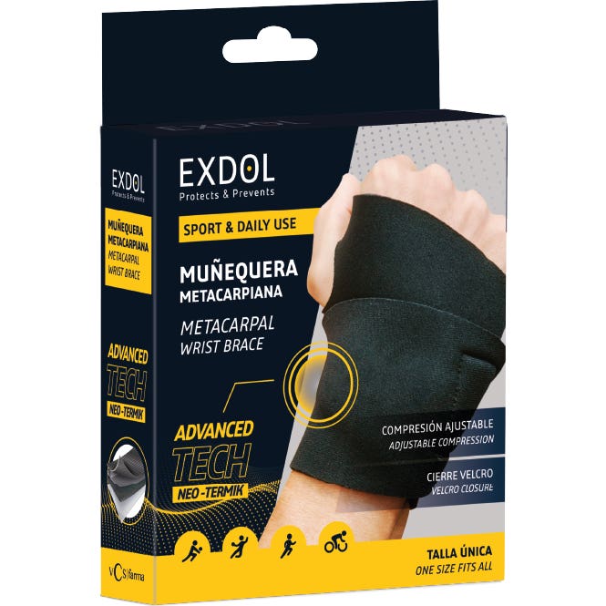 Exdol termik Muñequera metacarpiana 1ud