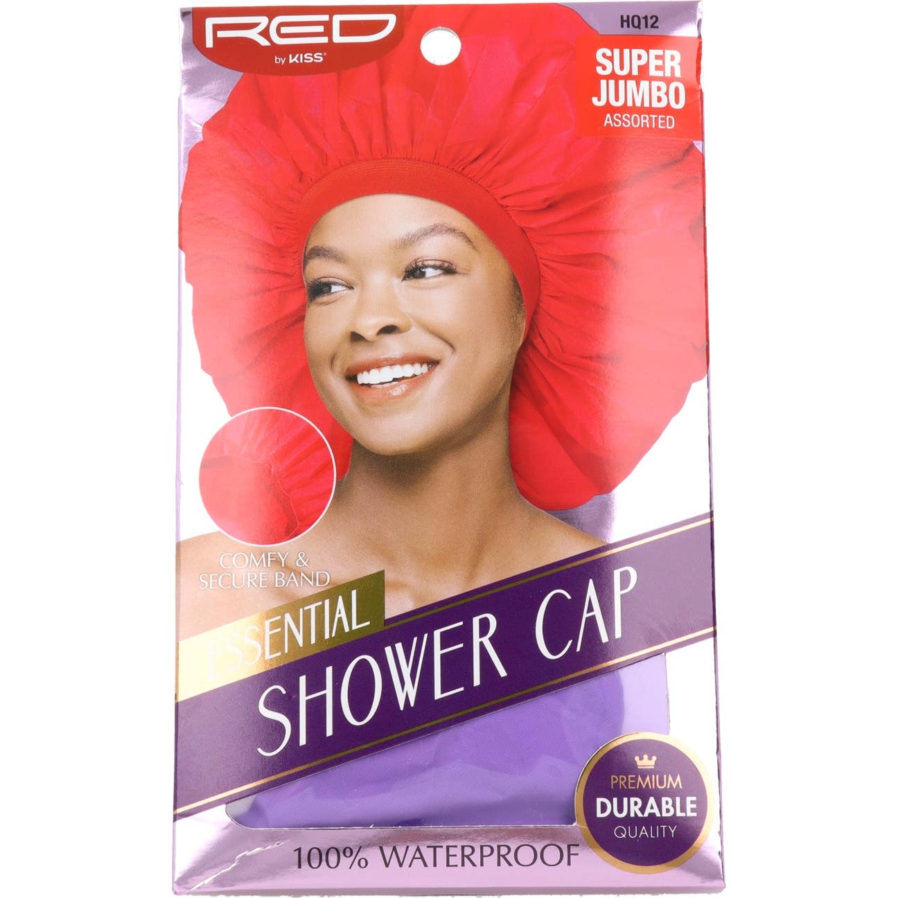 Red By Kiss Essential Shower Cap Super Jumbo Assorted 1ud