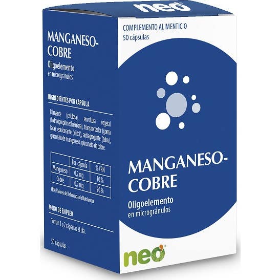 Neo Manganeso-cobre 50cáps