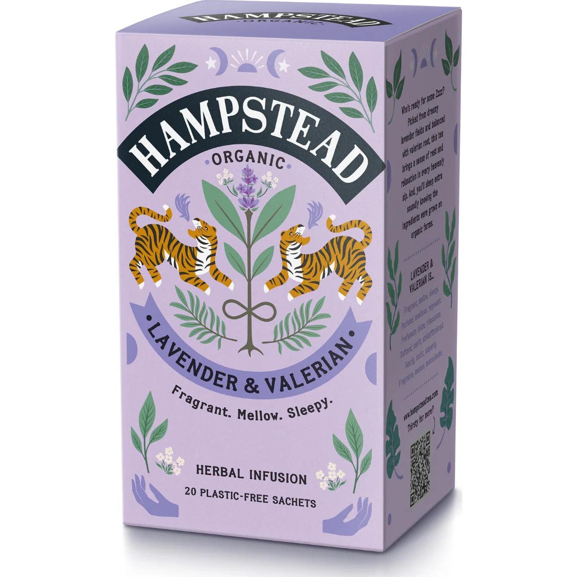 Hampstead Tea Organic Lavender & Valerian 20 Sobres