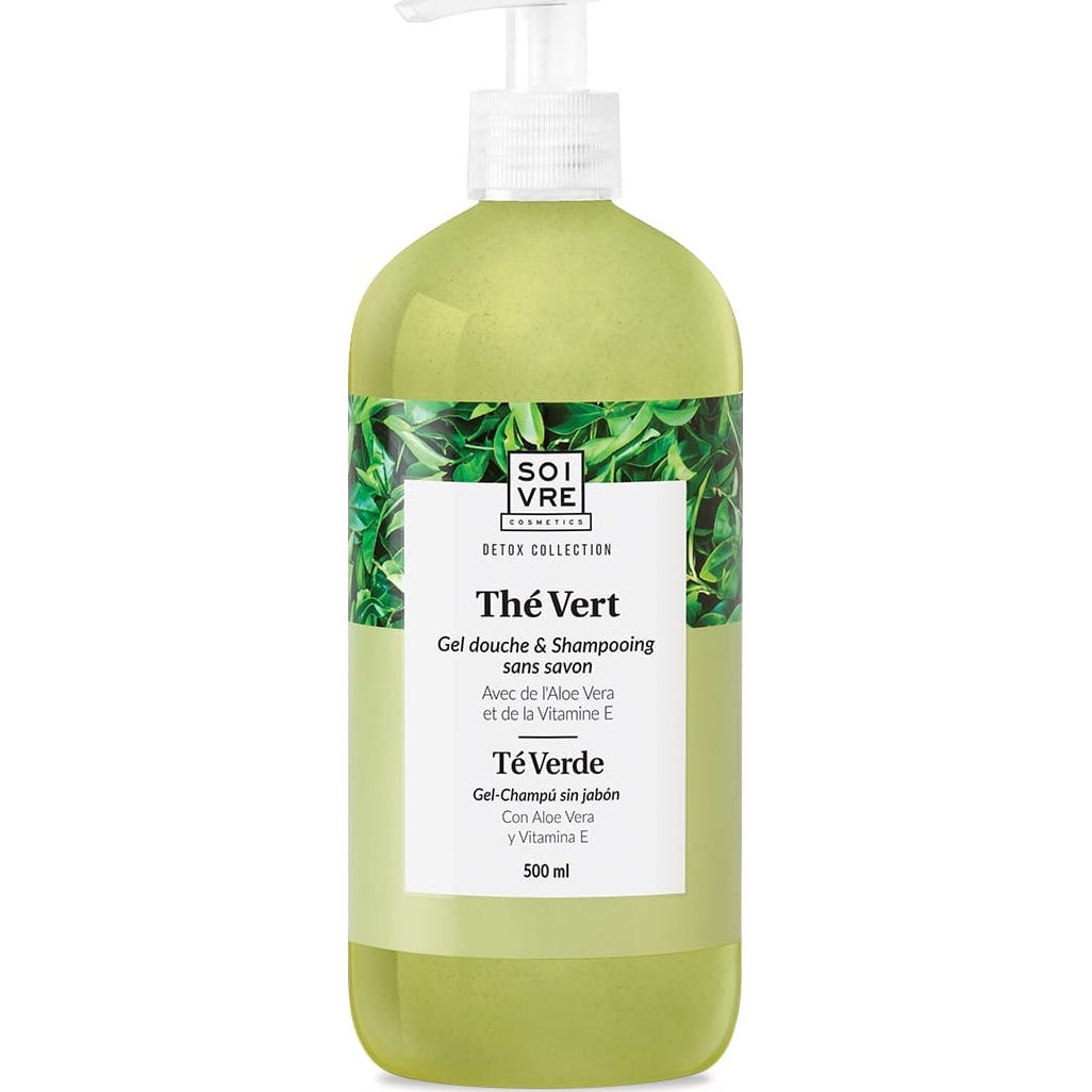 Soivre Cosmetics Gel Ducha & Champú Té Verde 500ml