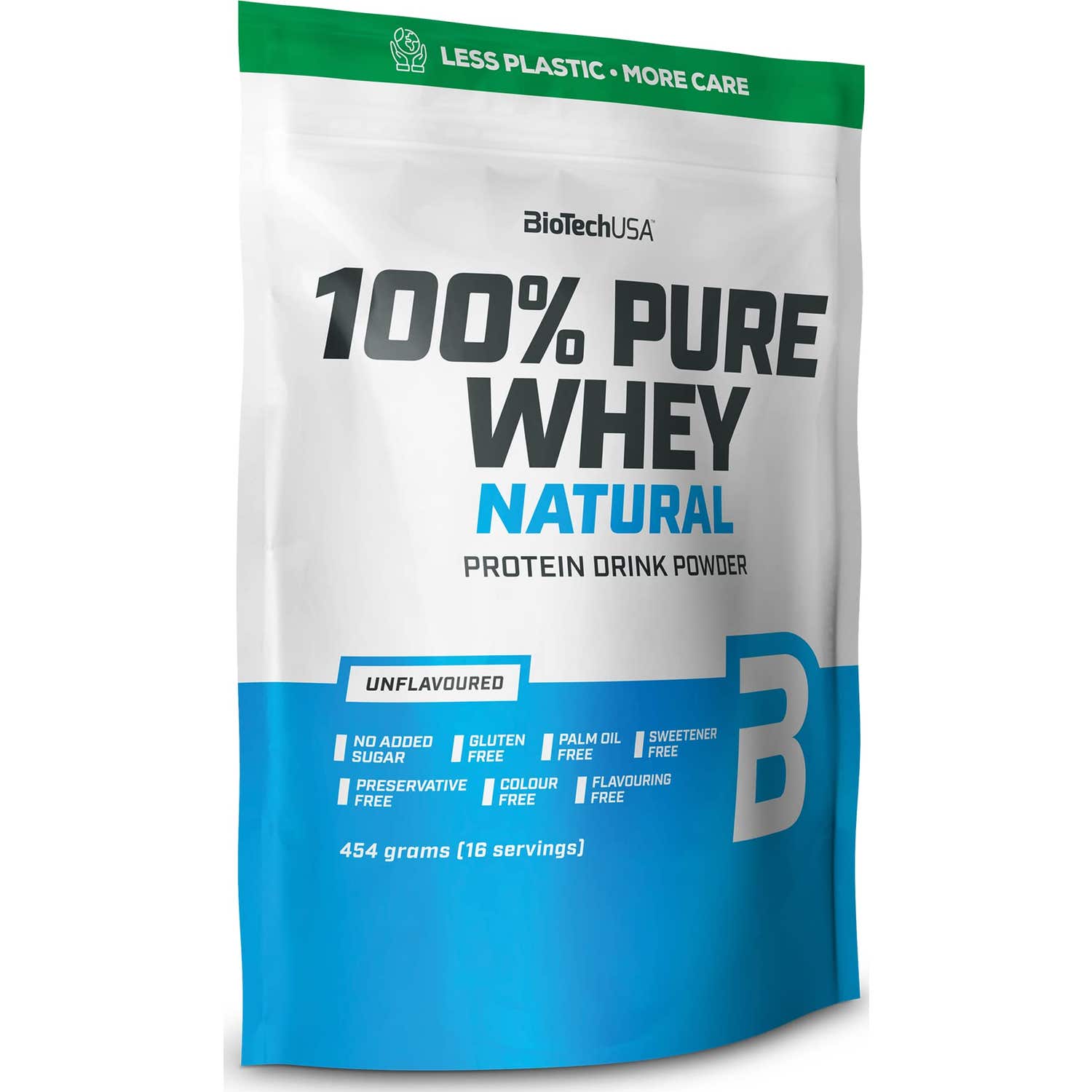 BioTech USA 100% Pure Whey Natural Neutro 454g