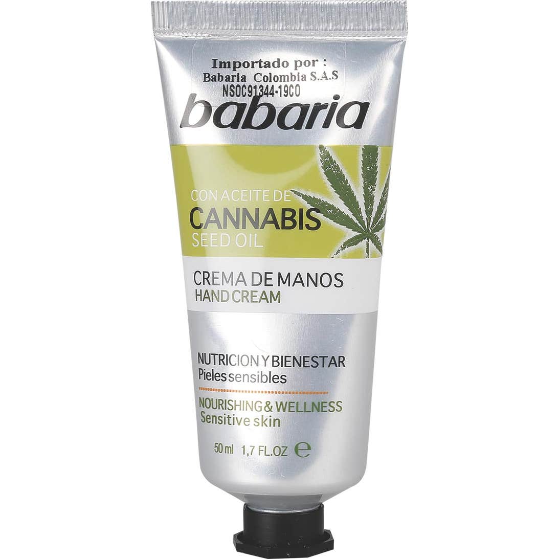 Babaria Cannabis Crema De Manos 50ml