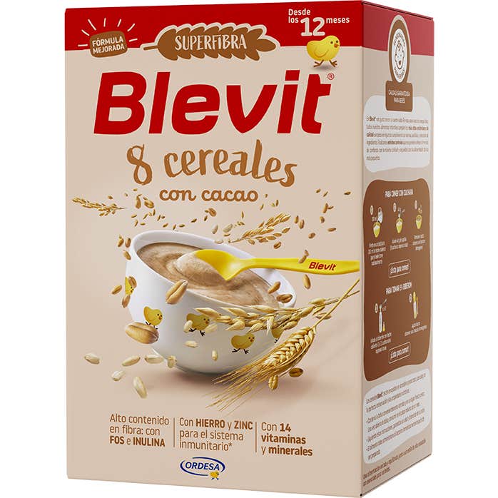 Blevit® Superfibra 8 Cereales con Cacao 500 g