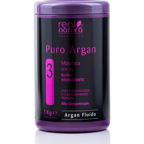 Real Natura Mascarilla Capilar Sin Sal Puro Argán 1000 g