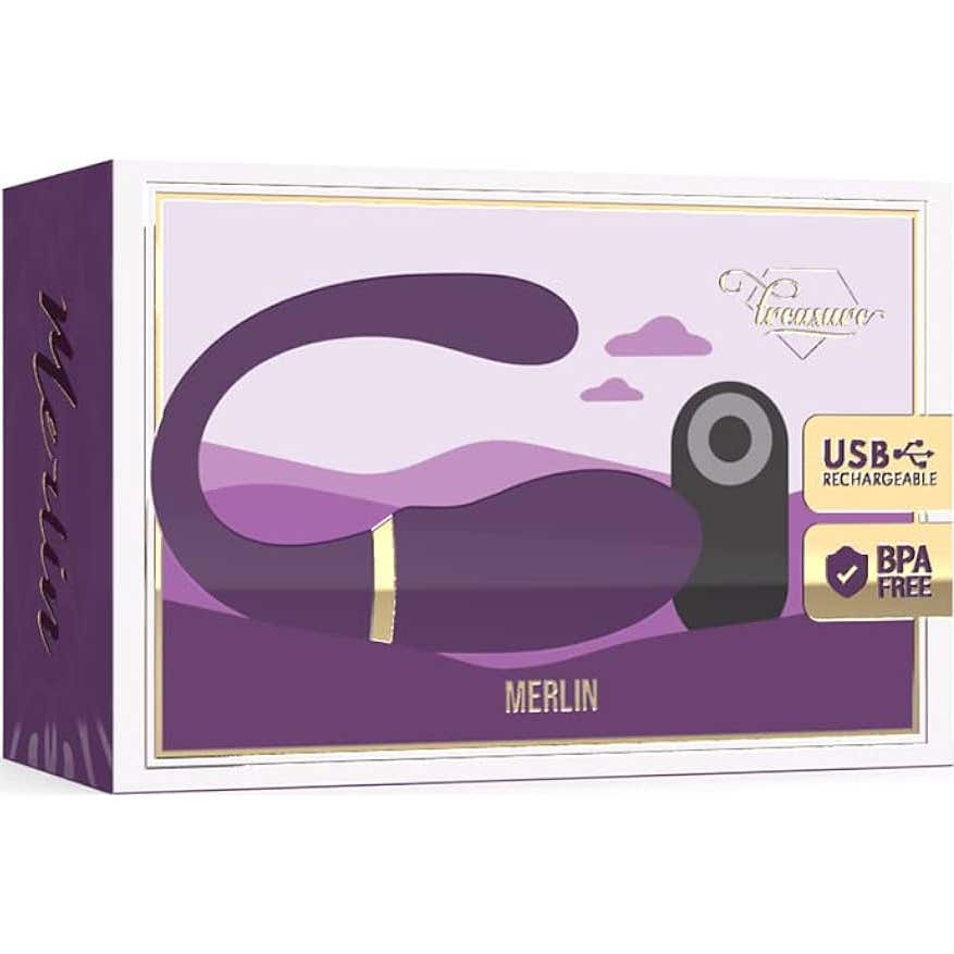 Treasure Merlin Double Couple Vibrator Control Remoto 1 ud