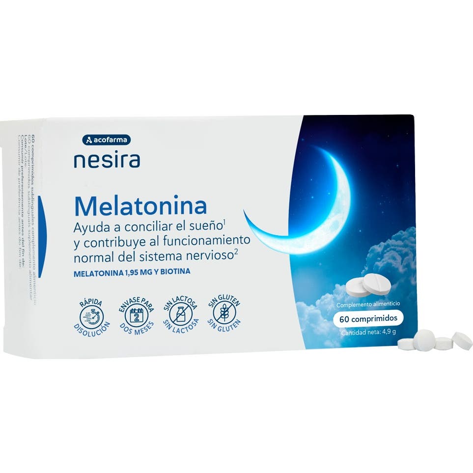 Acofarma Nesira Melatonina 1,95mg 60comp
