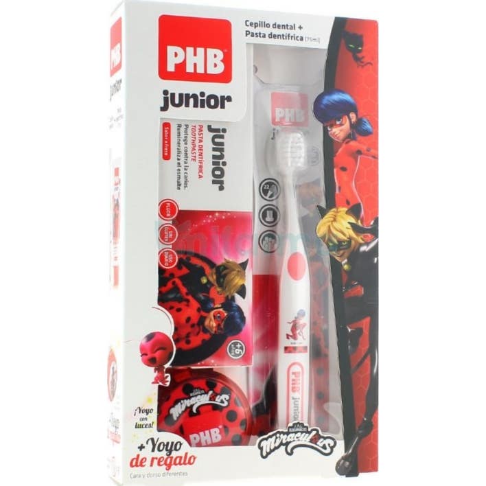 PHB Pack Junior Cepillo + Pasta 75 ml + Yoyó