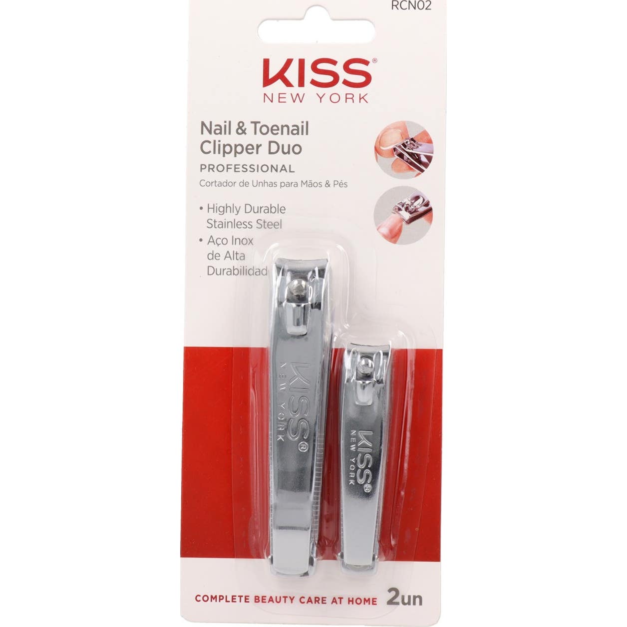 Red By Kiss KNY Nail & Toenail Clipper Duo Set