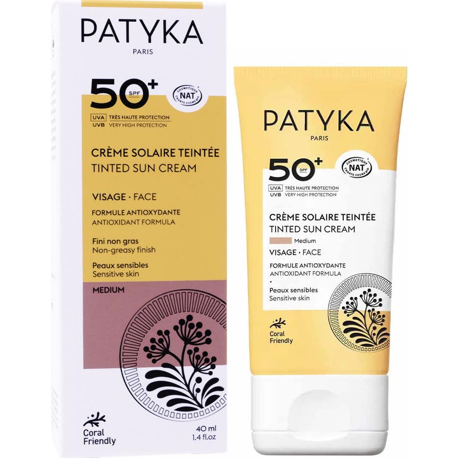 Patyka Crema Solar Tono Medio Rostro SPF50+ 40 ml