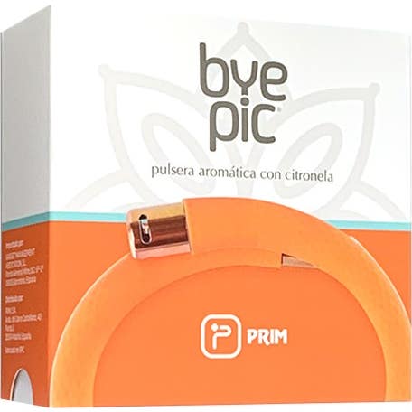 Prim Bye Pic Pulsera Aromática Citronela Adulto Naranja 1ud