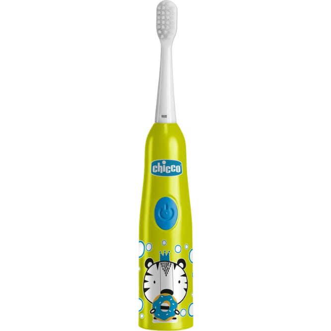 Chicco Escova de Dentes Elétrica Tigre Verde +3A 1 Unidade