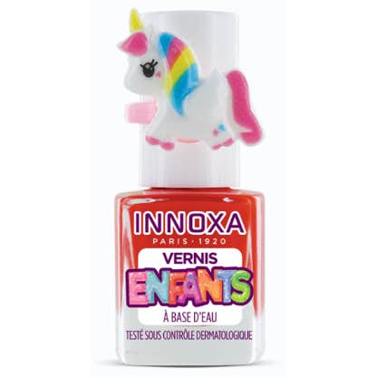 Innoxa Esmalte Uñas Infantil Unicornio Rojo 5ml