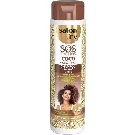 Salon Line SOS Cachos Champú Aceite de Coco 300 ml