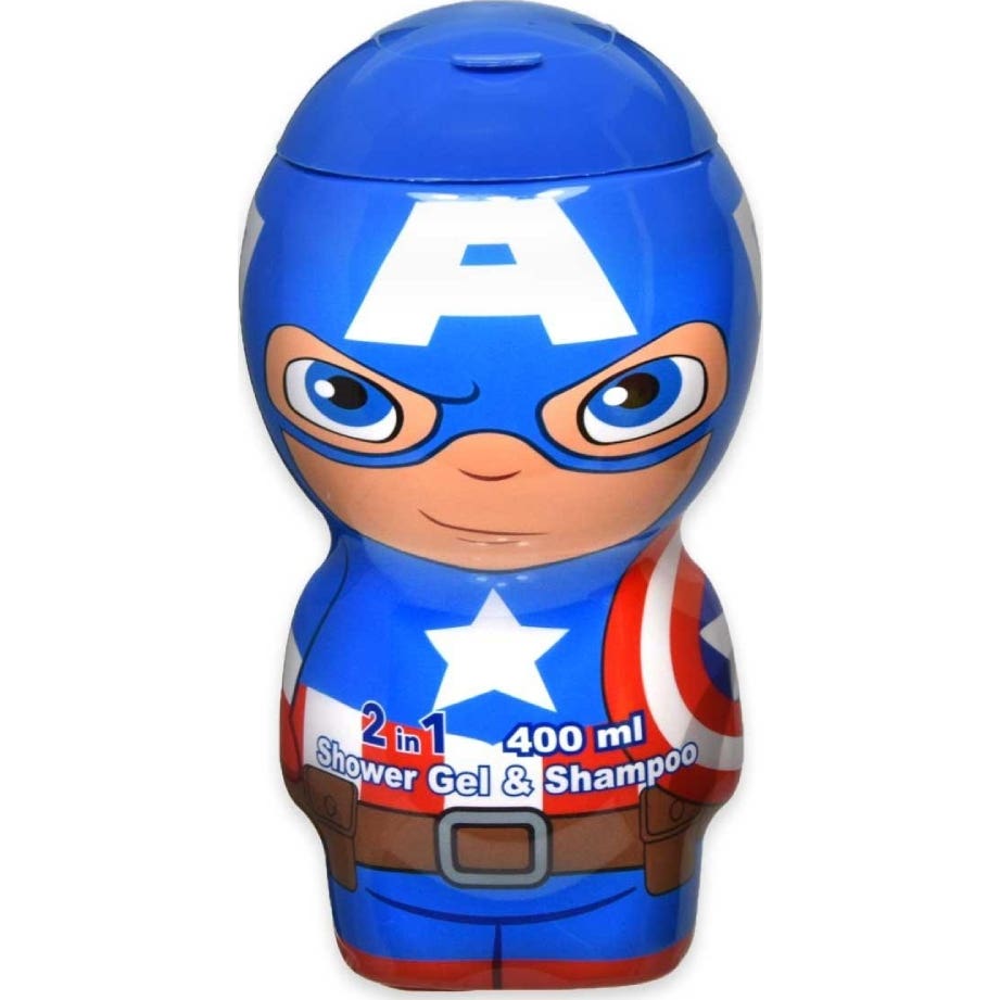 Air-Val Capitán América Gel Champú 2 en 1 400ml