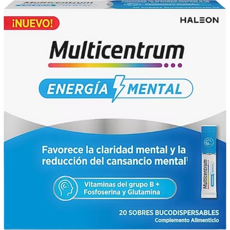 Multicentrum Energia Mental 20 Sobres