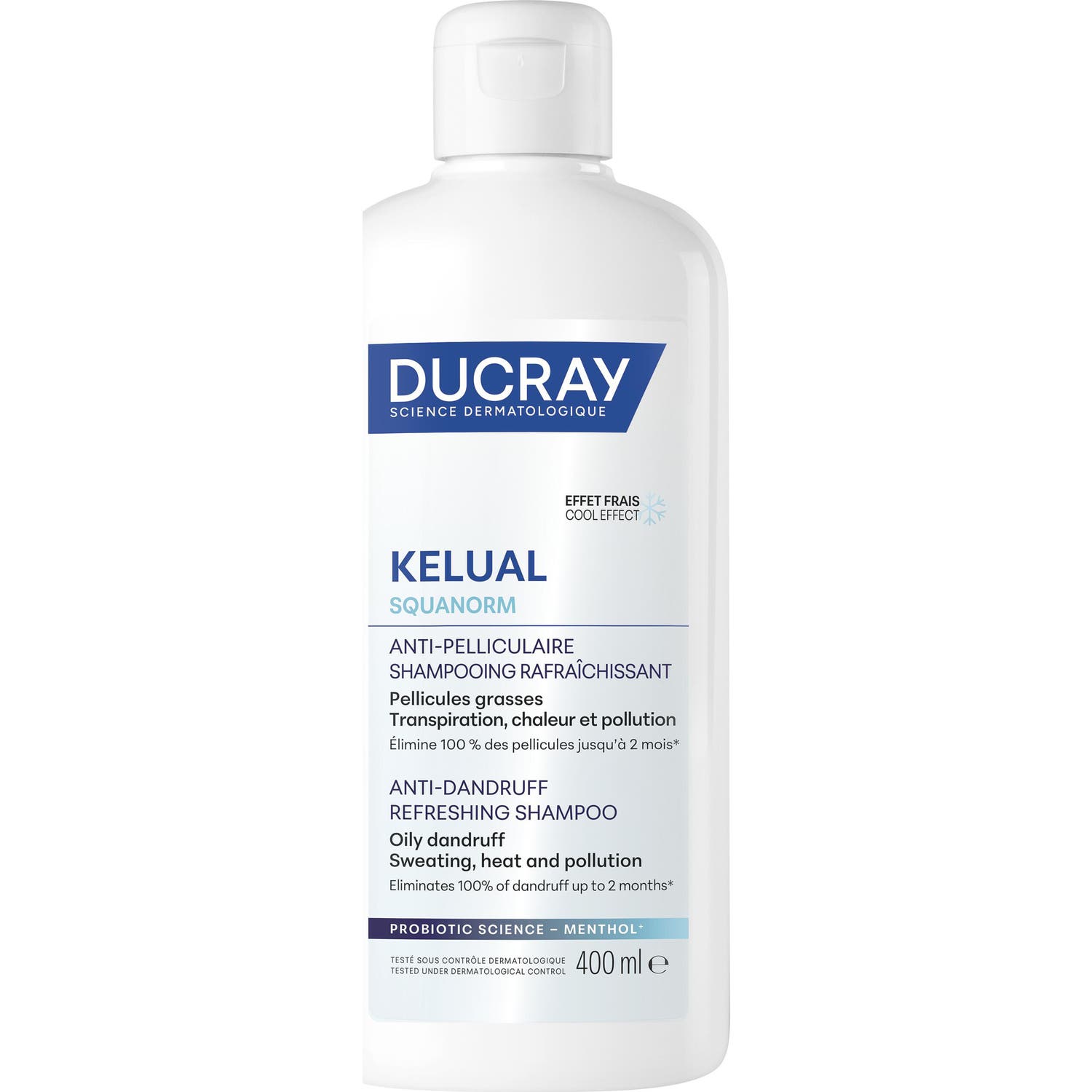Ducray Kelual Squanorm Champú Refrescante Anticaspa 400 ml
