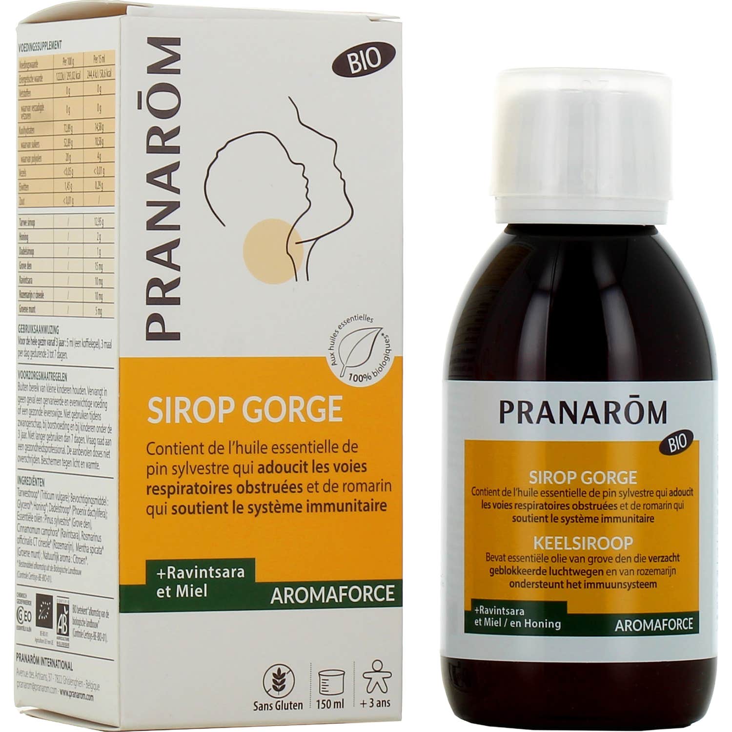 Pranarom Aromaforce Jarabe Garganta 150ml