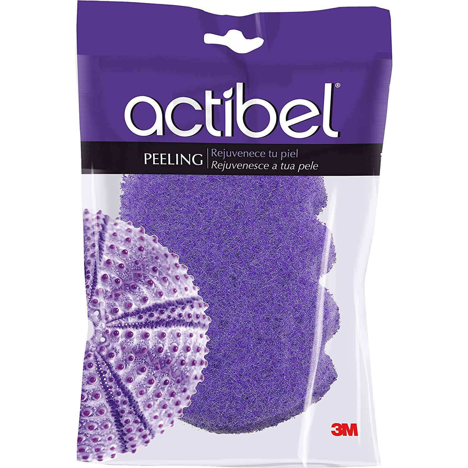 Actibel Esponja de Baño Peeling Masaje Exfoliante 1ud