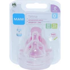 MAM Tetina Silicona 0 Meses 2 ud