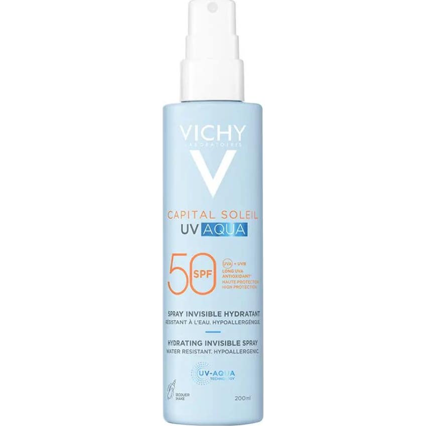 Vichy Capital Soleil Uv Aqua Spray Hidratante Spf50+ 200 ml