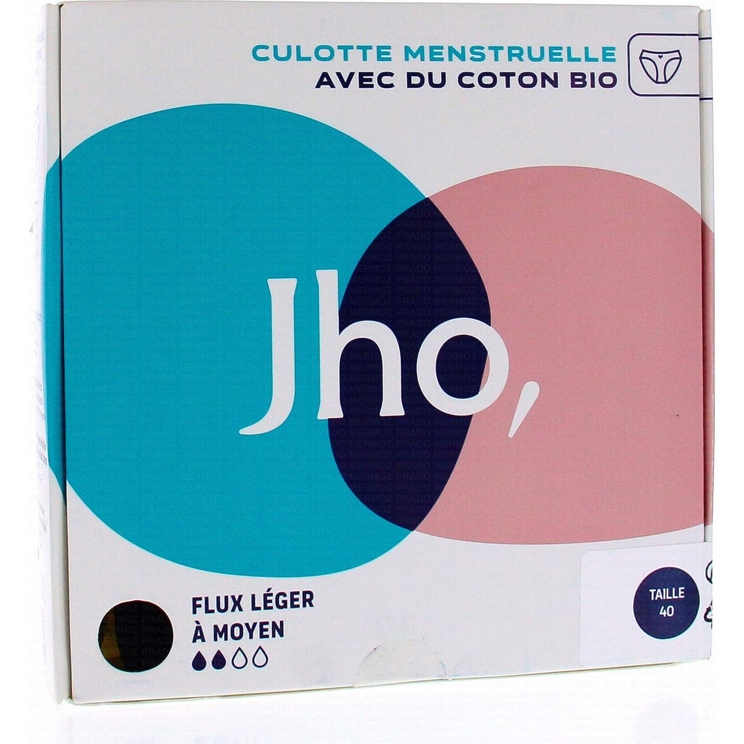 Jho Braga Menstrual Algodón Bio Flujo Ligero Medio T40 1ud