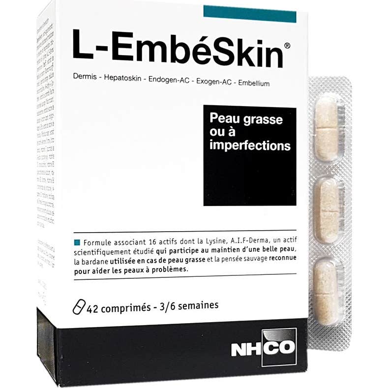 Nhco L-Embéskin Piel Grasa Imperfecciones 42caps