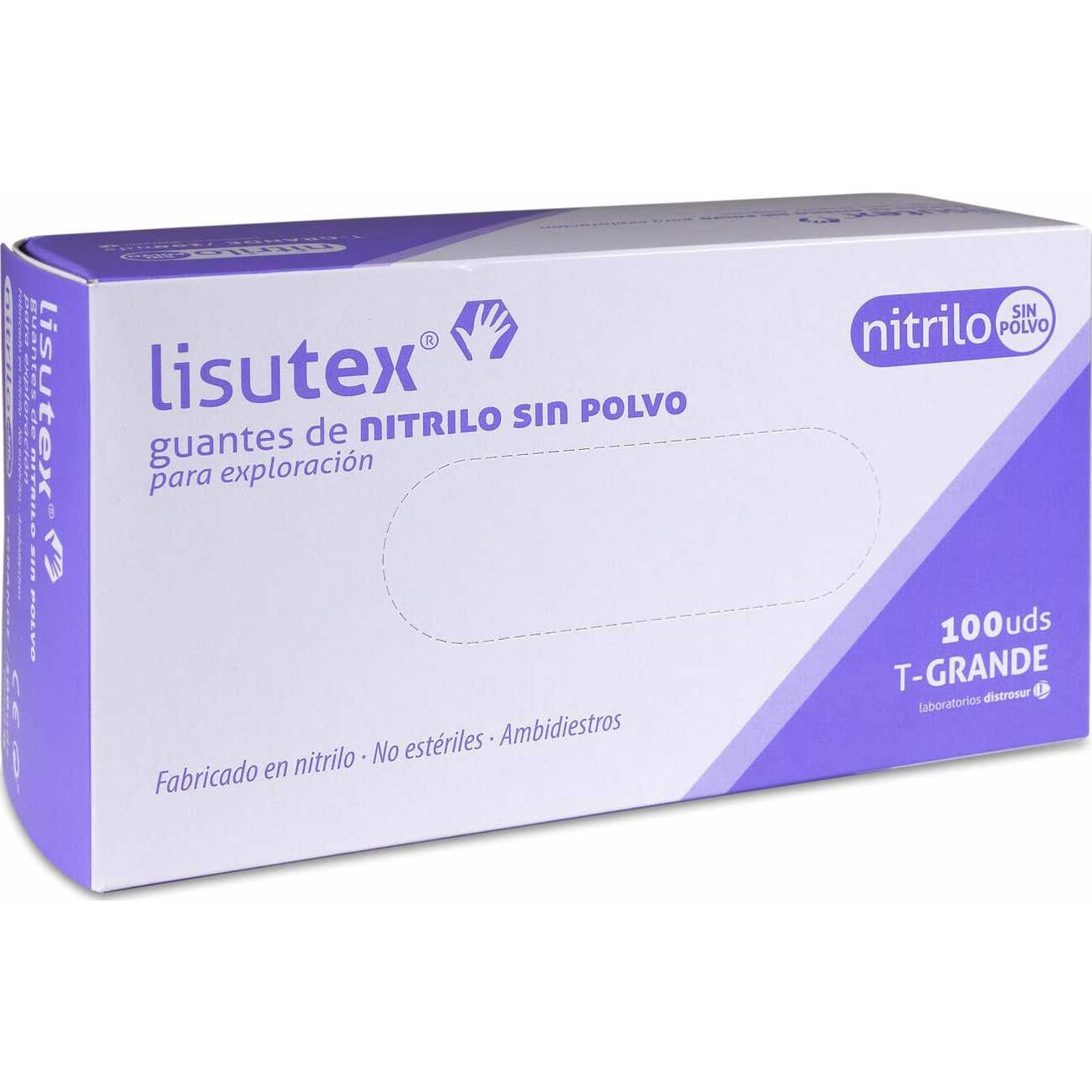 Lisutex Guantes Nitrilo Sin Polvo T G 100 uds