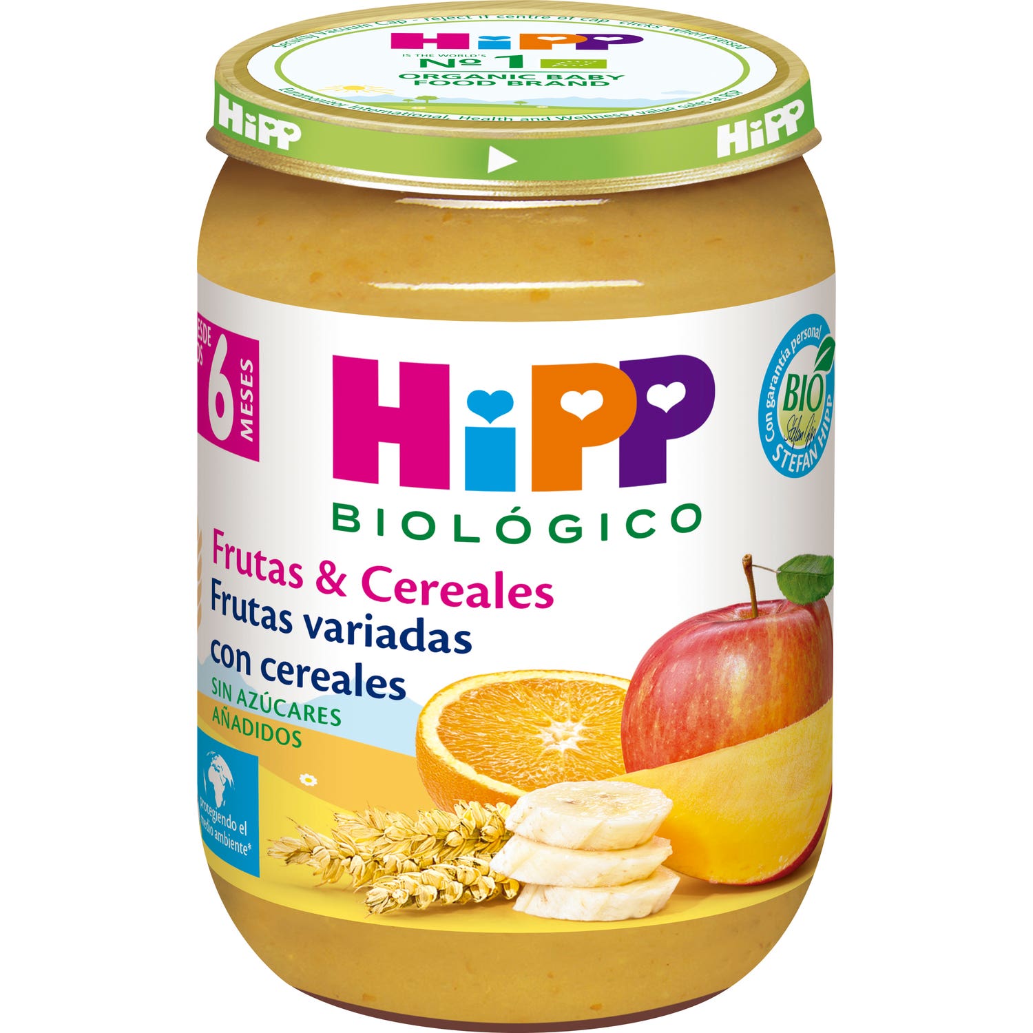 Hipp Tarrito De Frutas Variadas Con Cereales +6M 190g