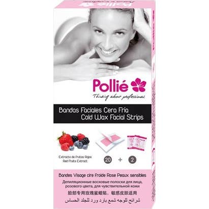 Eurostil Pollié Banda Facial Cera Fría Frutos Rojos 20 uds