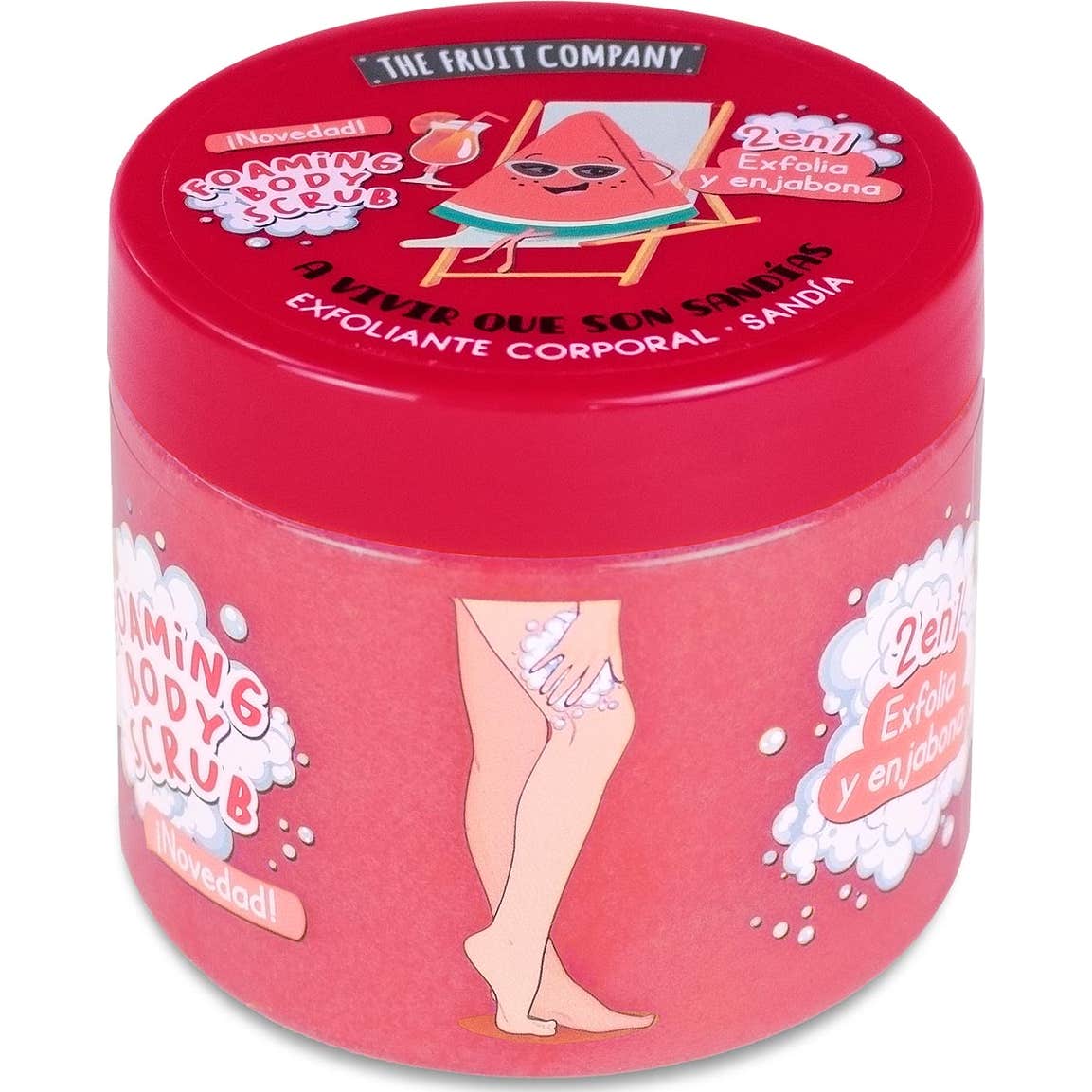 The Fruit Company Exfoliante Corporal 2 en 1 Sandía 400 ml