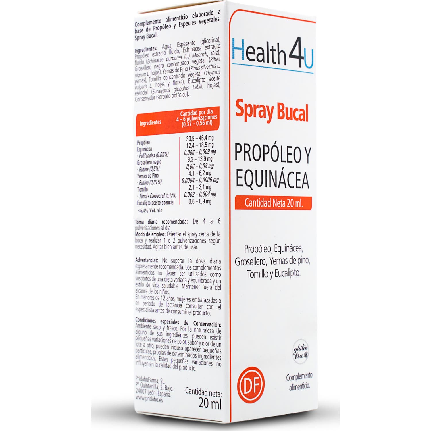 H4U Spray Bucal Propóleo y Equinácea 20ml