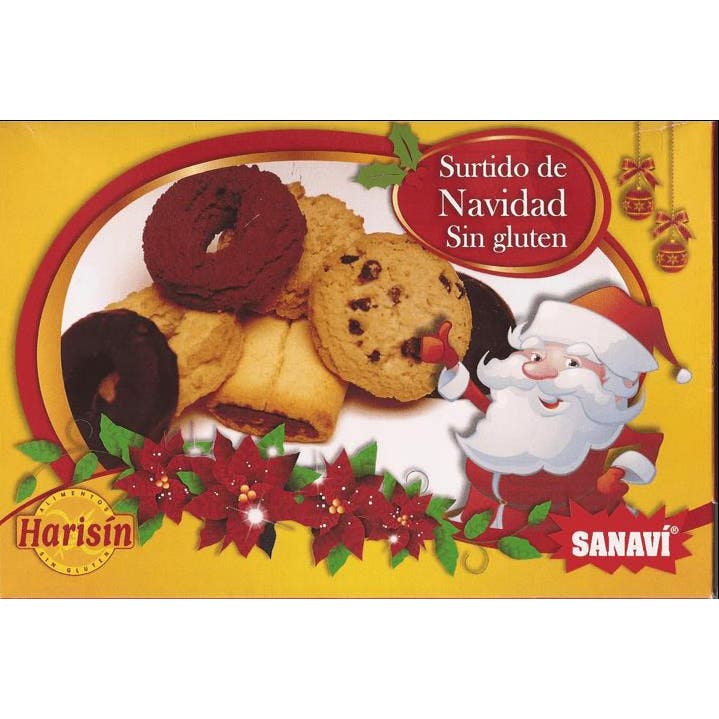 Harisin Surtido Navidad Mantecados y Galletas sin Gluten 190g
