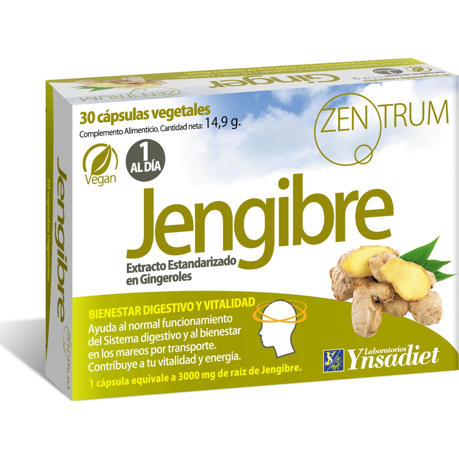 Zentrum Jengibre 30 cápsulas