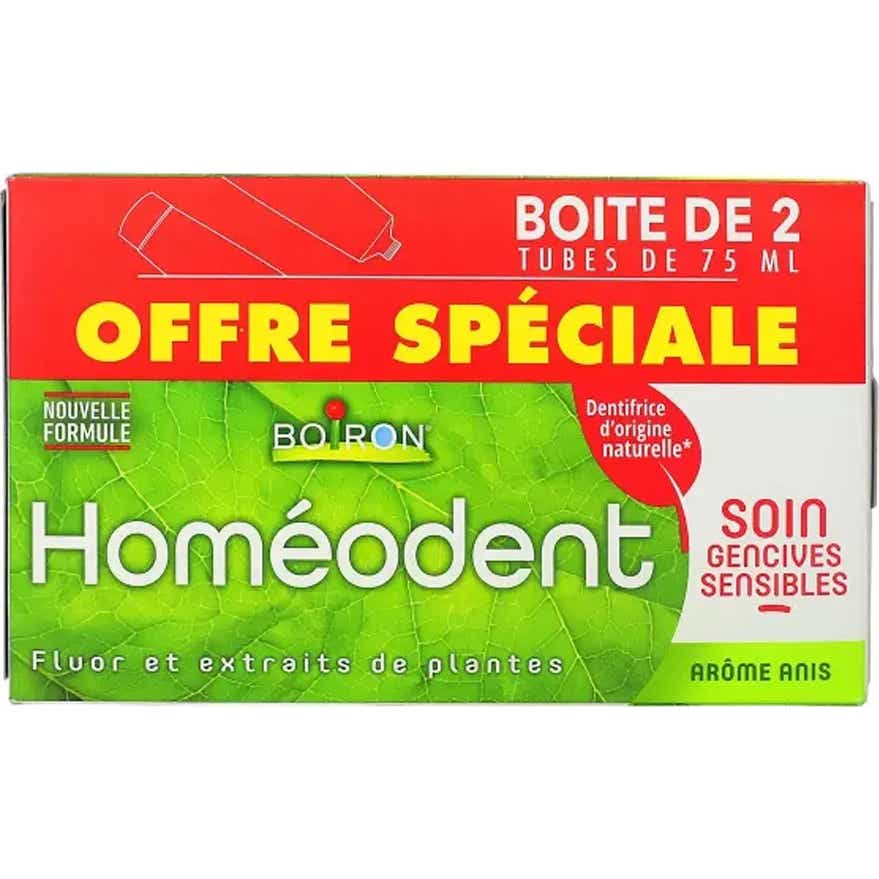 Homeodent Pasta dentífrica para encías sensibles Anís 2x75ml