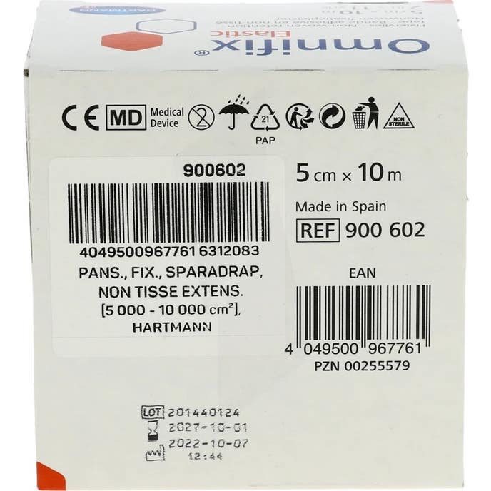 Cinta adhesiva elástica Omnifix 5cmx10m Cinta adhesiva elástica Omnifix 5cmx10m