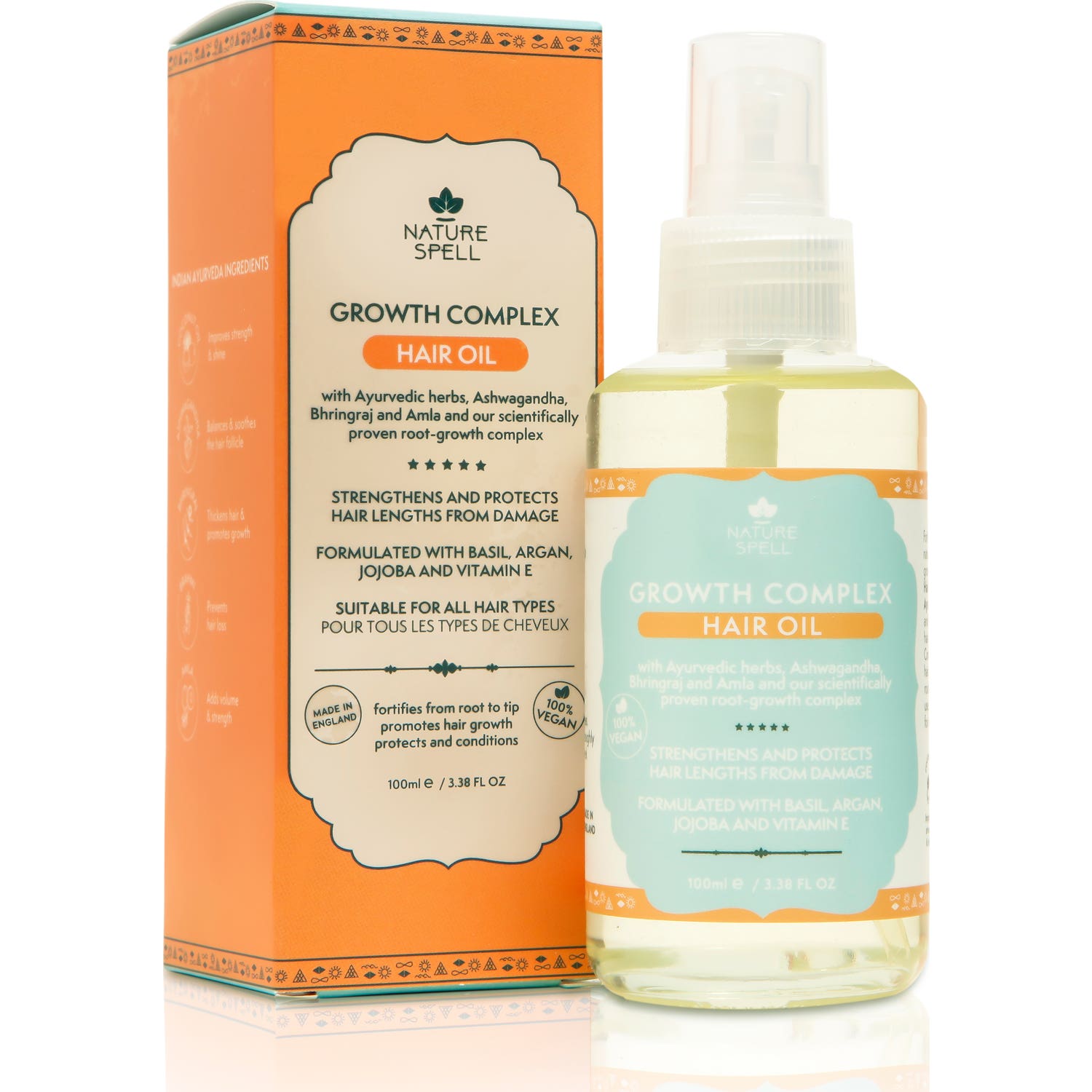 Nature Spell Aceite Crecimiento Hair Growth 100ml