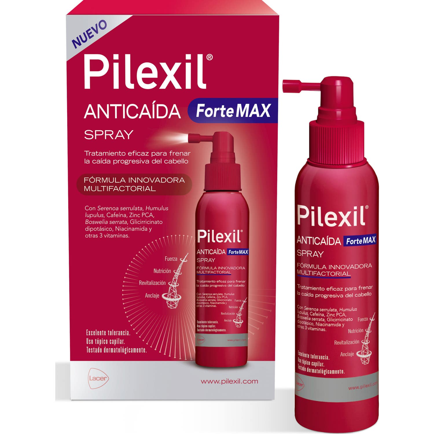 Pilexil Anticaída Forte Max Spray 120ml