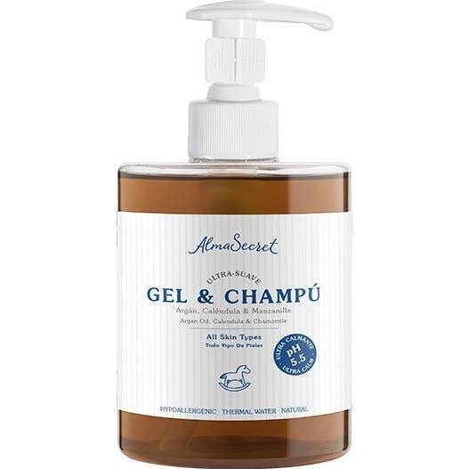 Alma Secret Gel-Champú Suave Argán, Caléndula & Manzanilla 500ml